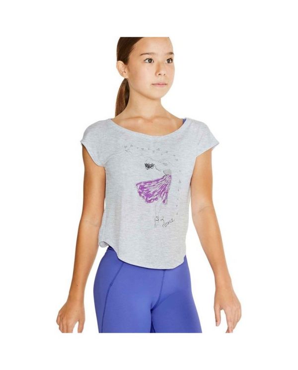 t-shirt so danca napoli ballet grigio